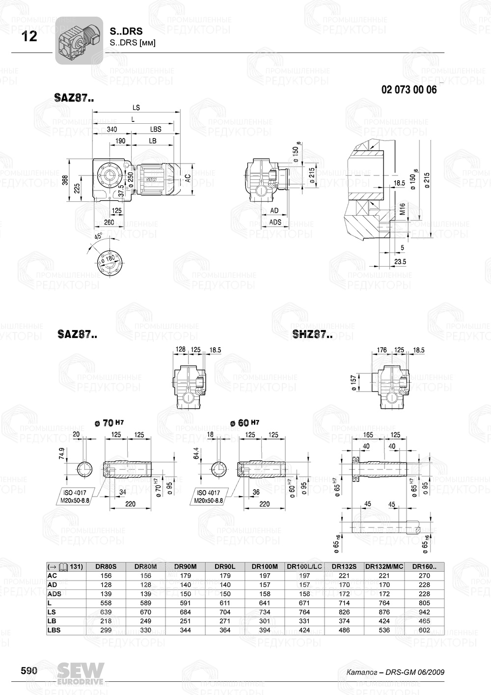 Мотор-редуктор Sew-Eurodrive S 87 Sew-eurodrive S 87